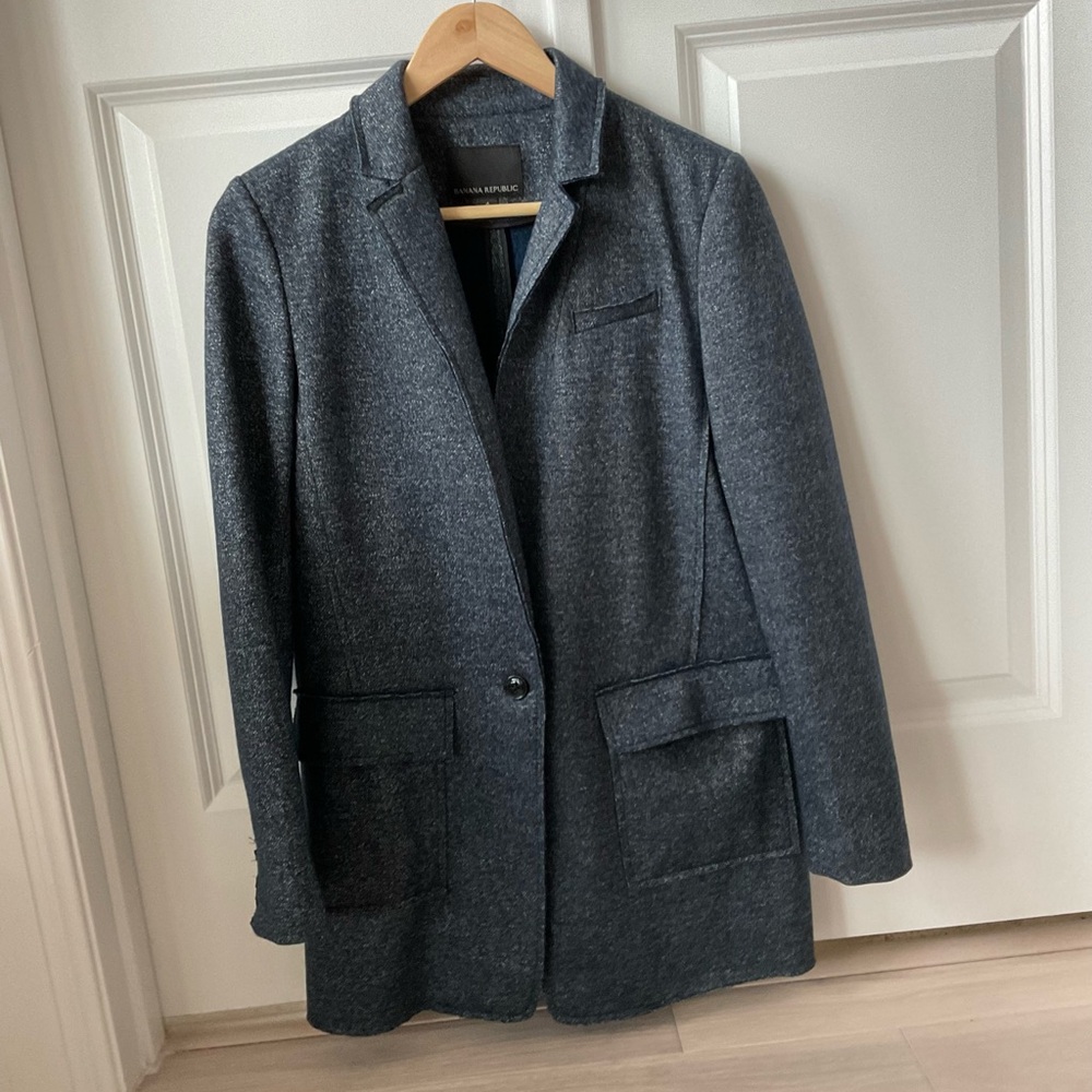 Banana Republic New wool jacket coat 4